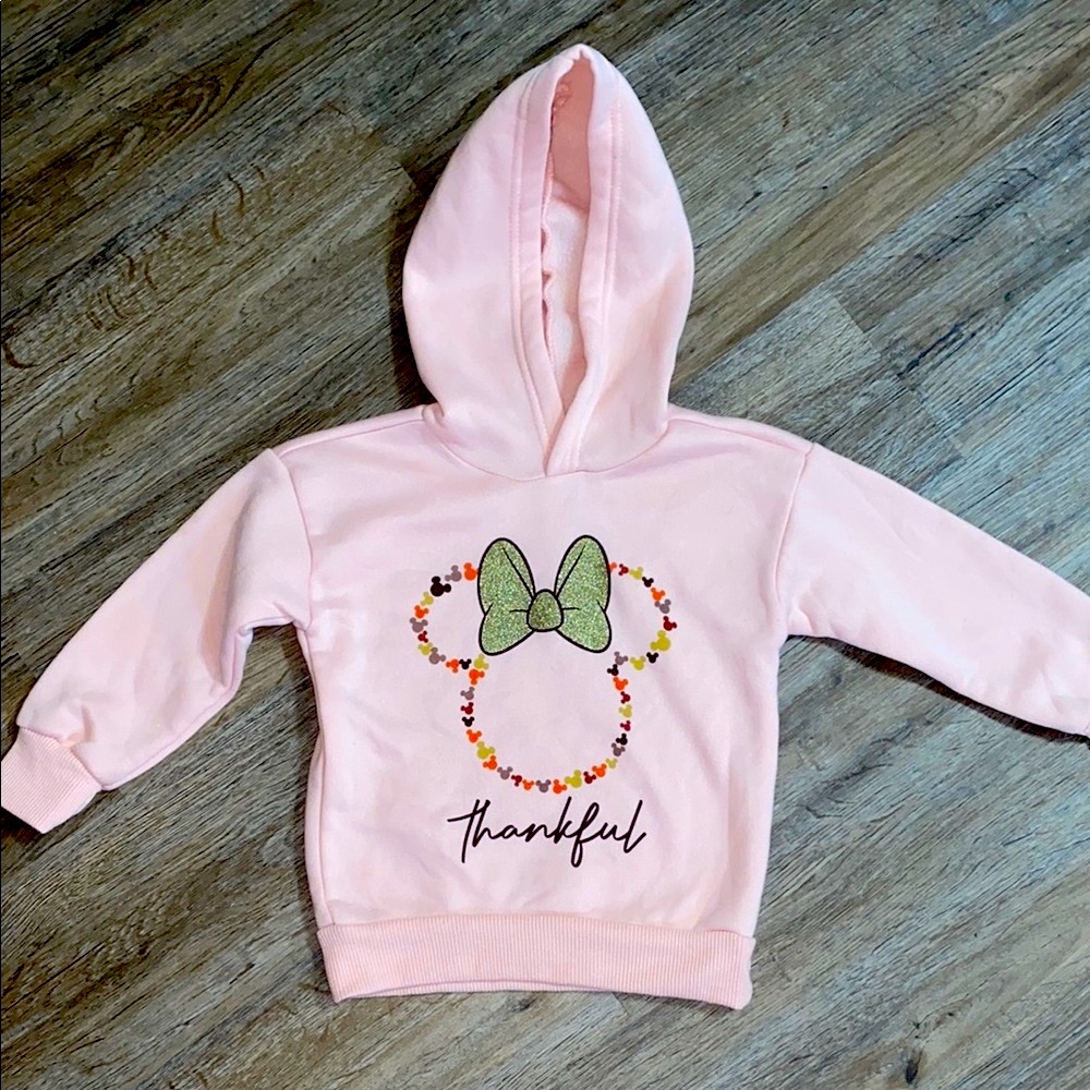 Disney Pink Minnie Mouse Hoodie Sweatshirt with Matching Leggings